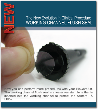 WORKING CHANNEL FLUSH SEAL- NEW BIOCAM PRODUCT